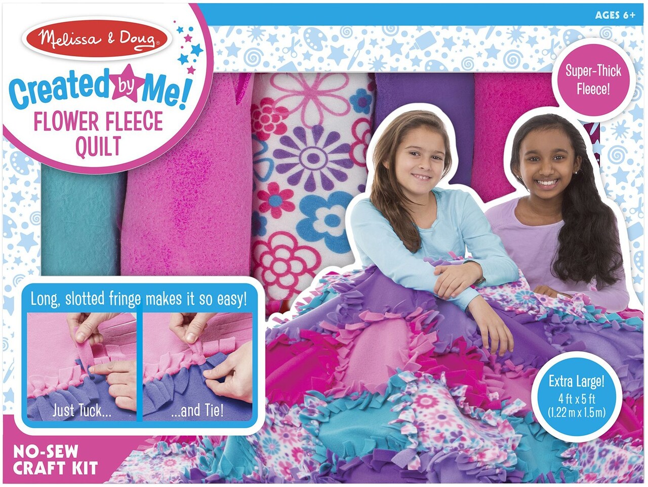 Created By Me Flower Fleece Quilt Michaels